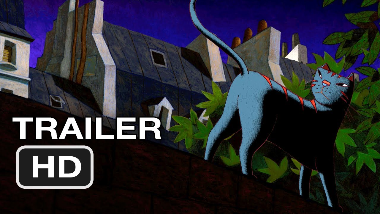 A Cat in Paris Movie Official Trailer #1 (2012) HD Movie