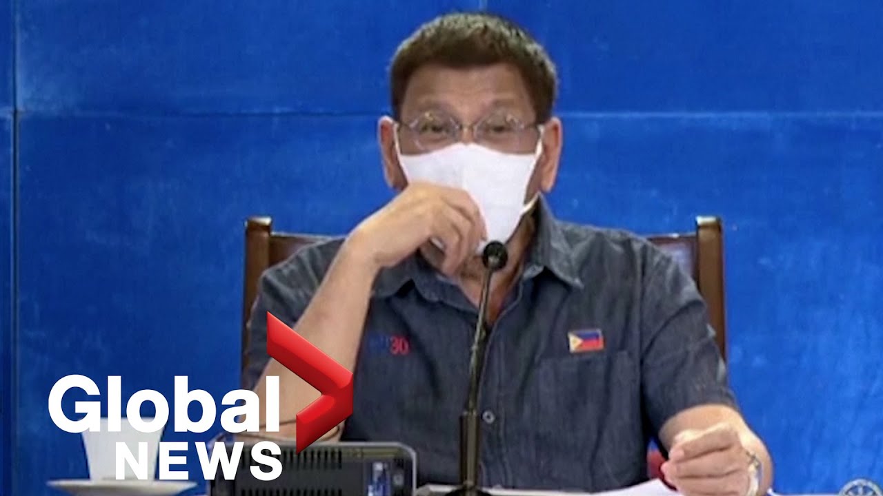Philippines’ Duterte threatens citizens who refuse COVID-19 vaccine with jail, shots meant for pigs