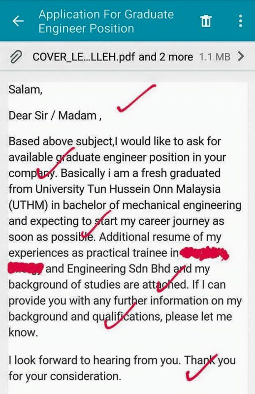 7 Cover Letter Bahasa Inggeris Terbaik Ini Dipuji CEO 