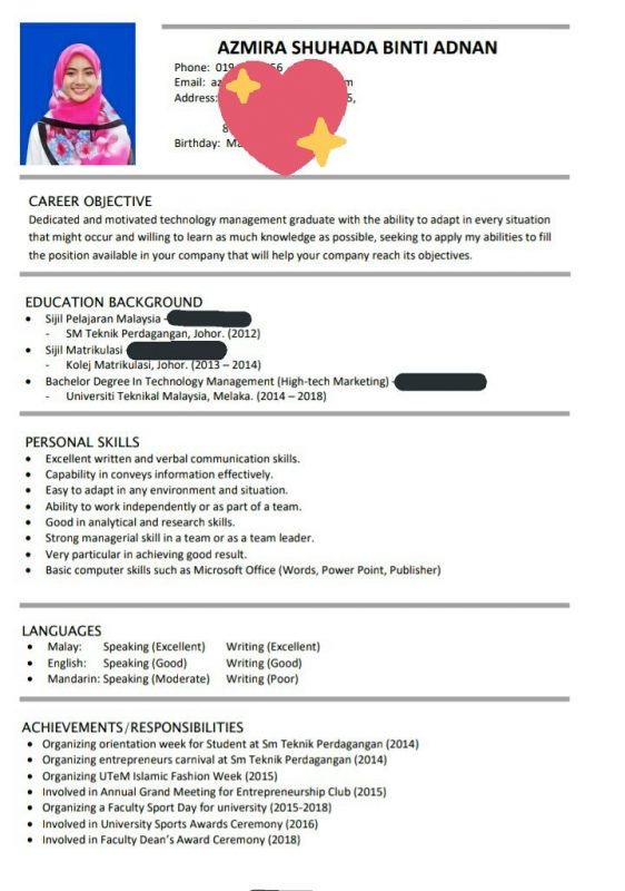 New Resume Resume Yang Ringkas