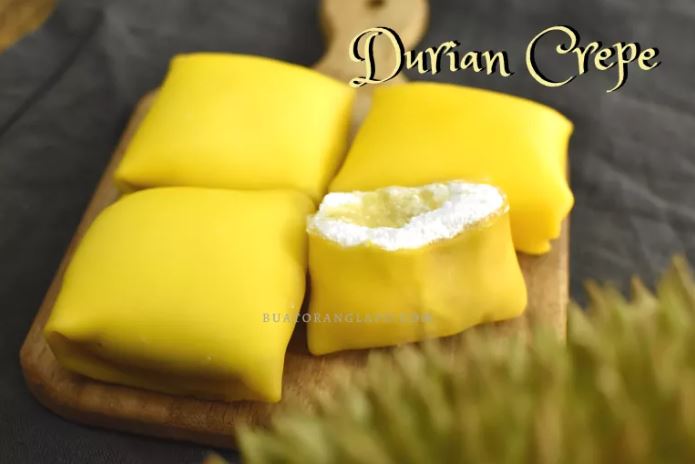 Resipi Mudah Durian Crepe, Boleh Buat Sendiri Je Lebih Sedap &#038; Jimat