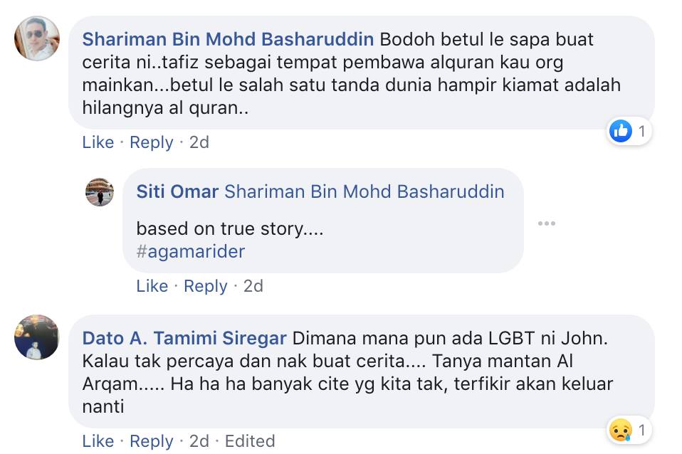 Tema Drama Demi Tuhan Aku Bersaksi Dipertikai, Ustaz Persoal Benarkah Sekolah Tahfiz Pusat  Gay?
