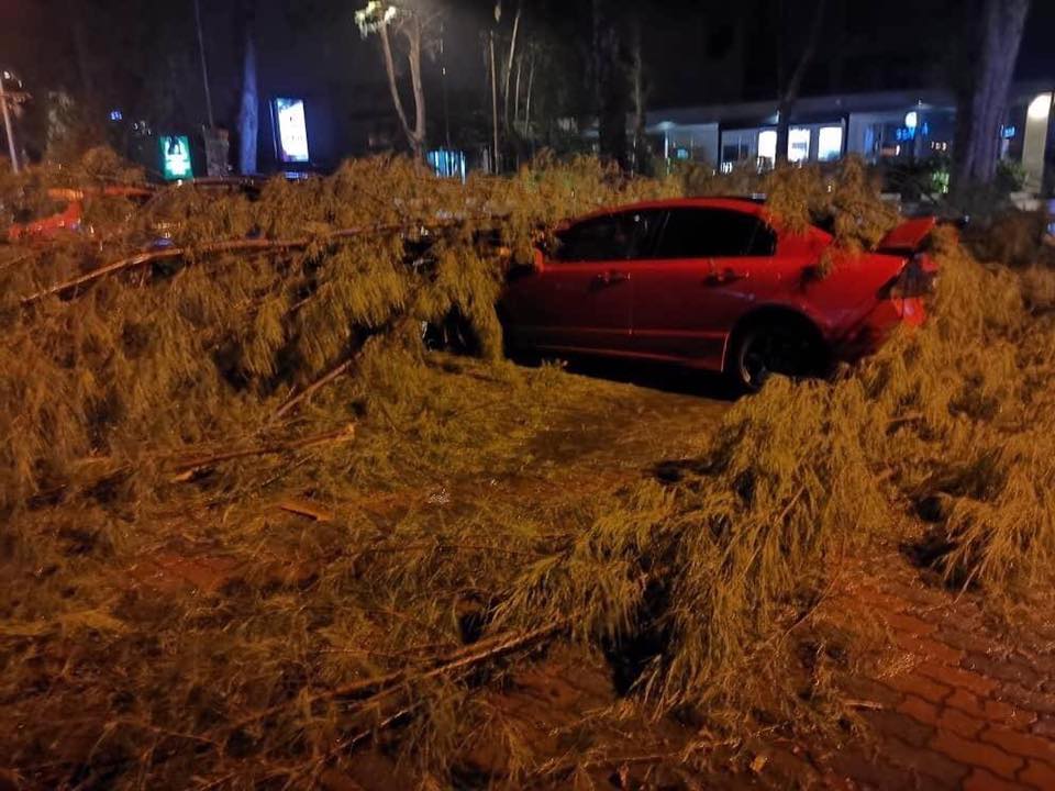 Wanita Maut Digilis, Malaysia Dilanda Ekor Taufan Lekima Yang Catat Kelajuan 100.8 km Sejam