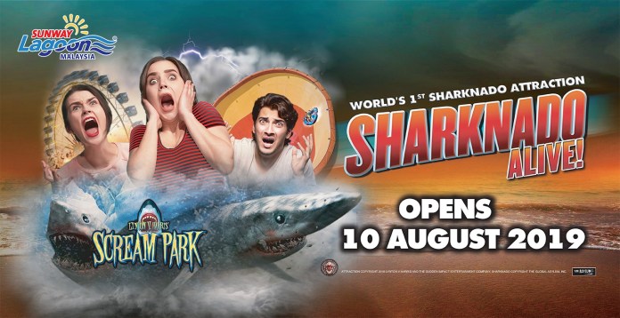 Sunway Lagoon Bawa Pengunjung Rasai Pengalaman Hollywood Dalam Sharknado Alive!