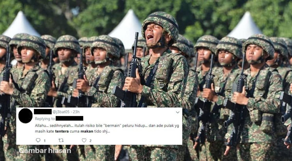 Netizen Pertahan Angkatan Tentera Yang Pernah Dilabel ‘Hanya Makan &#038; Tidur’
