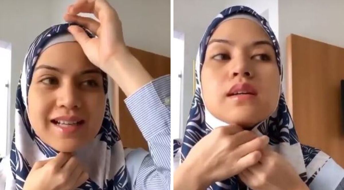 Lisa Surihani Share Video Tutorial Tudung, Pakai Bawal Pun Tetap Cantik