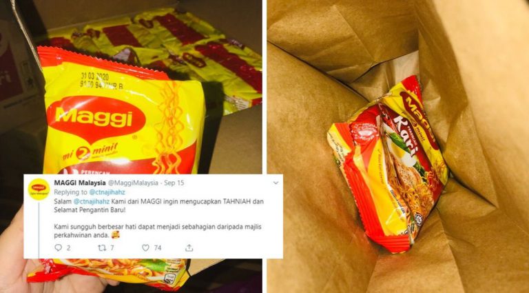 Beri Door Gift Mi Segera Di Majlis Kahwin, Maggi Malaysia Ucap Tahniah Kepada Bakal Pengantin