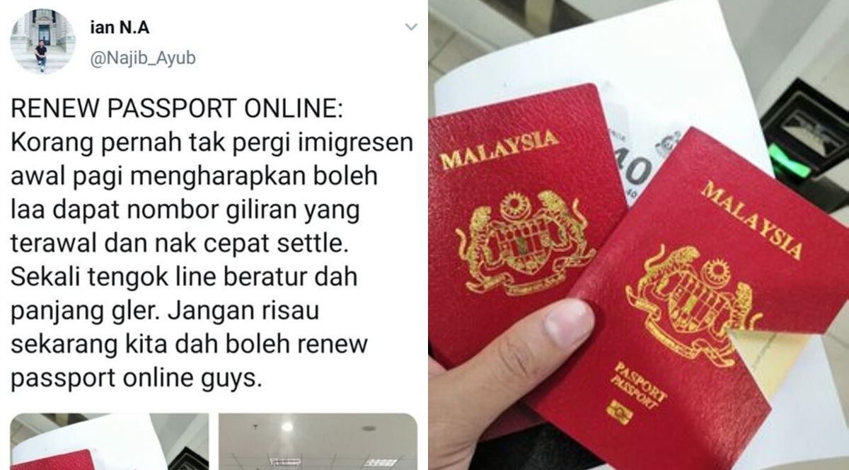 Lelaki Ini Ajar Cara Renew Pasport Secara Online, Lebih Mudah &#038; Cepat