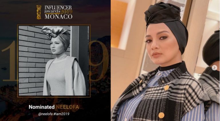 Netizen Teruja & Doakan Neelofa Berjaya Di Influencer Awards 2019 Monaco