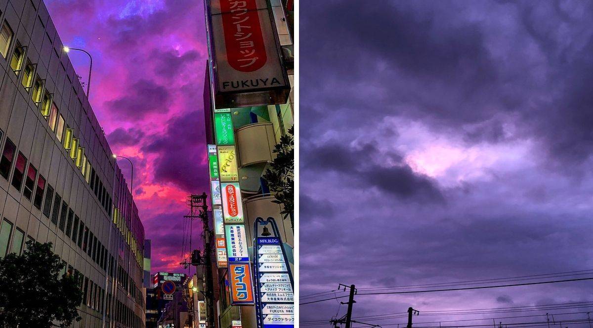 Langit Bertukar Ungu, Rakyat Jepun Bersiap Sedia Terima Taufan Hagibis