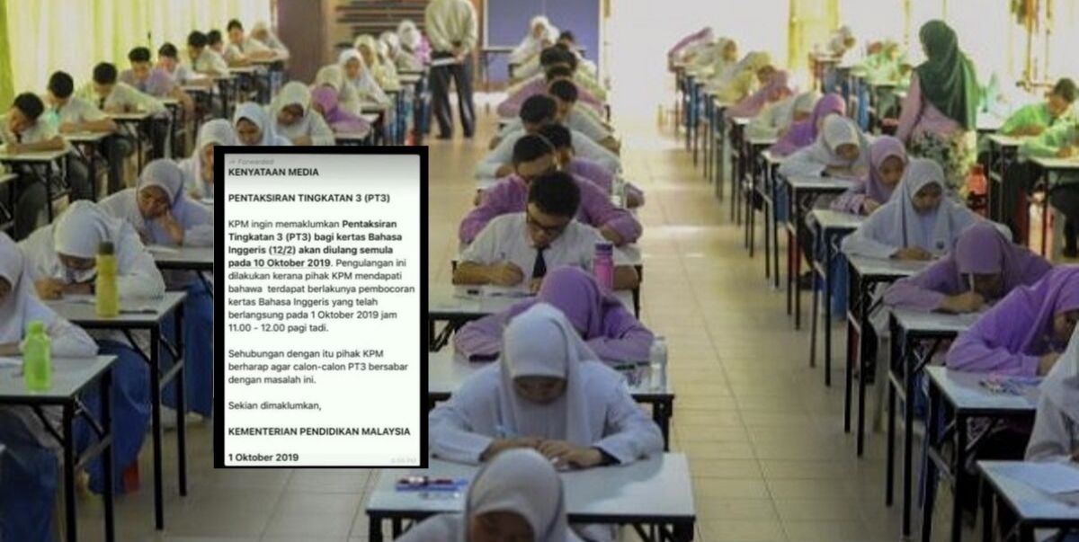 Tular Memo Kementerian Pendidikan Konon Pelajar PT3 Kena Repeat Kertas BI