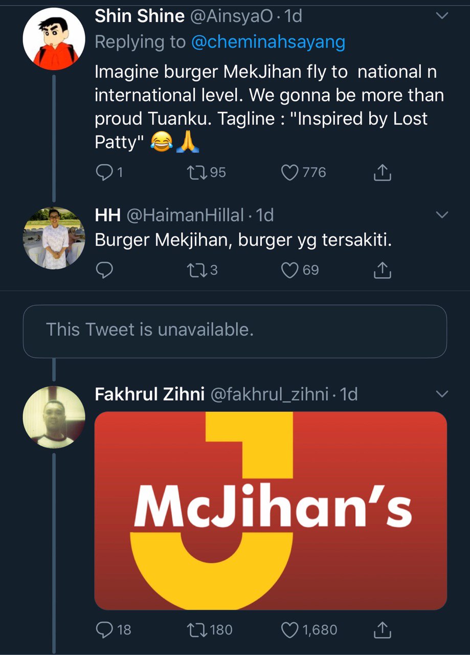 &#8220;Nanti Saya Buka Kedai Burger McJihan,&#8221; Netizen Terhibur Dengan Ciapan Raja Permaisuri Agong