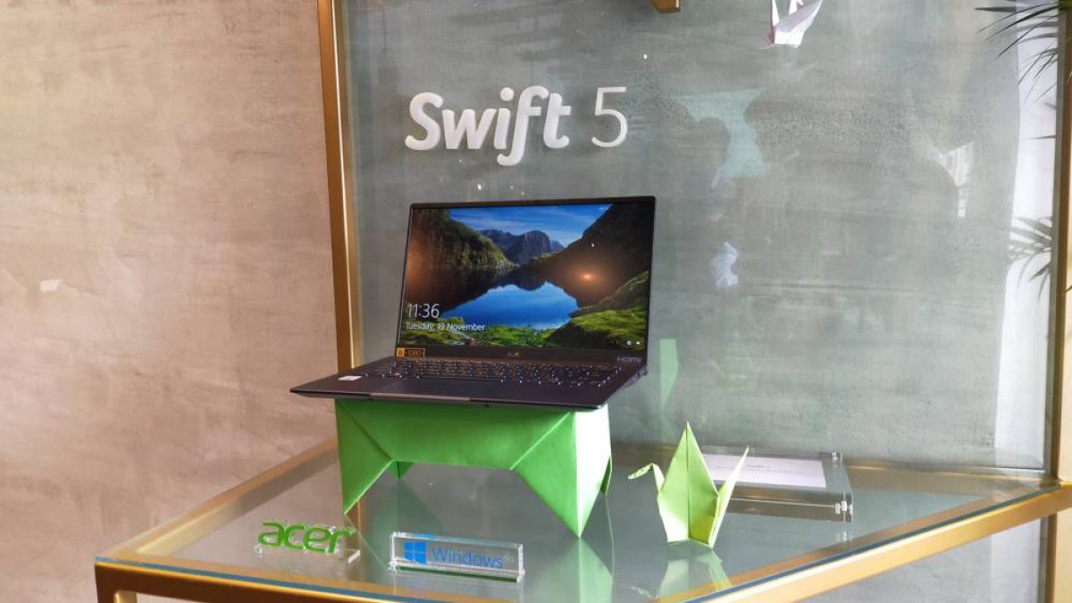 Acer Malaysia Lancar Acer Swift 5 Laptop 14 Inci Paling Ringan 990 Gram Remaja