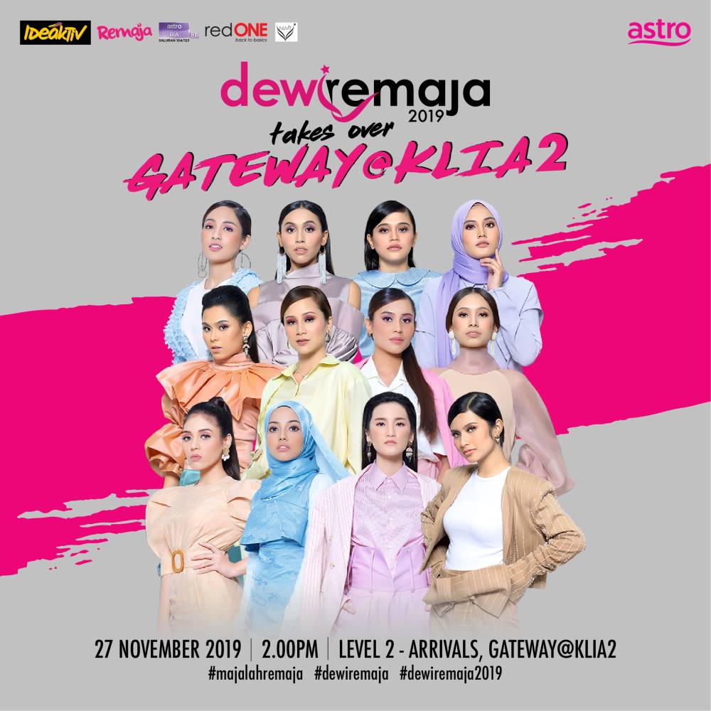 Temui 12 Finalis Dewi Remaja 2019 Di KLIA2