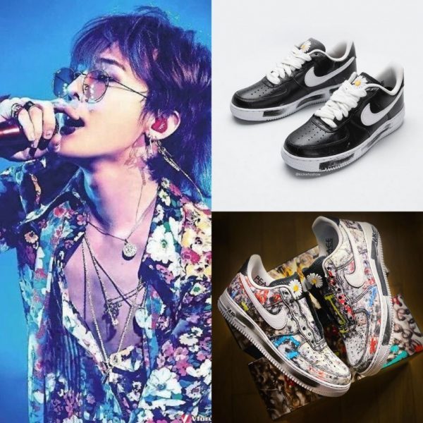 Idea Kreatif Raja K-Pop, G-Dragon Transform Kasut Nike AF 1 ‘Para-Noise’