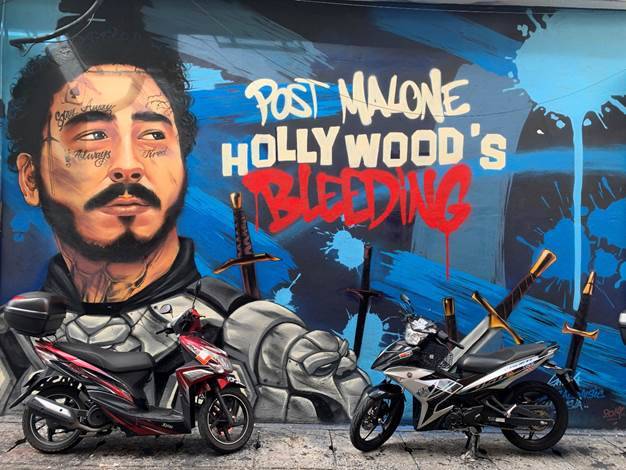 Grafiti Post Malone Jadi Tumpuan Remaja, Check It Out Di..