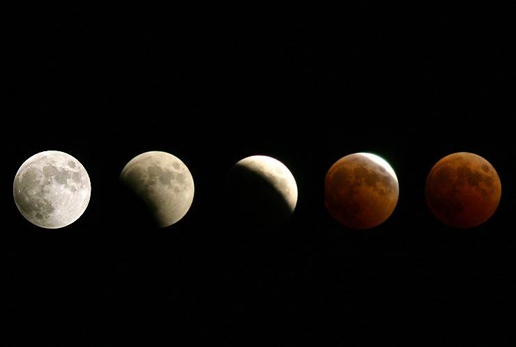Fenomena  Gerhana Bulan Penumbra Hiasi Langit Asia Tengah Malam Ini