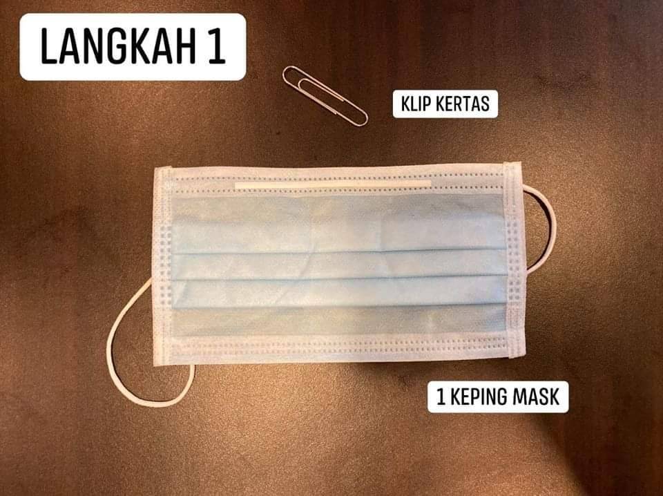 Cara Mudah Pakai Ear-Loop Face Mask Bagi Wanita Berhijab