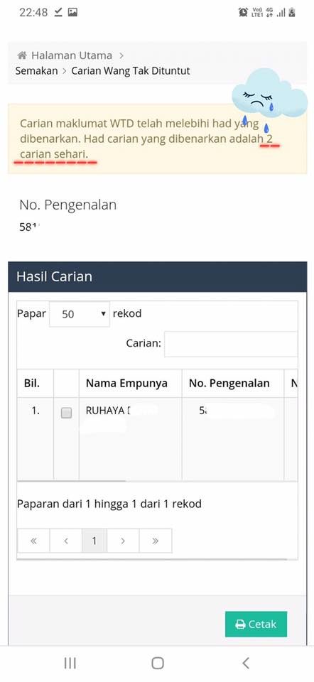 Cara Semakan Wang Tidak Dituntut Secara Online, Mana Tahu Dapat Durian Runtuh!