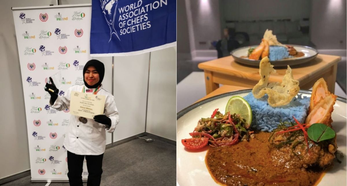 Nasi Lemak Bunga Telang Pikat Hati Juri, Remaja Malaysia Menang Pertandingan Memasak Berprestij Di Ireland