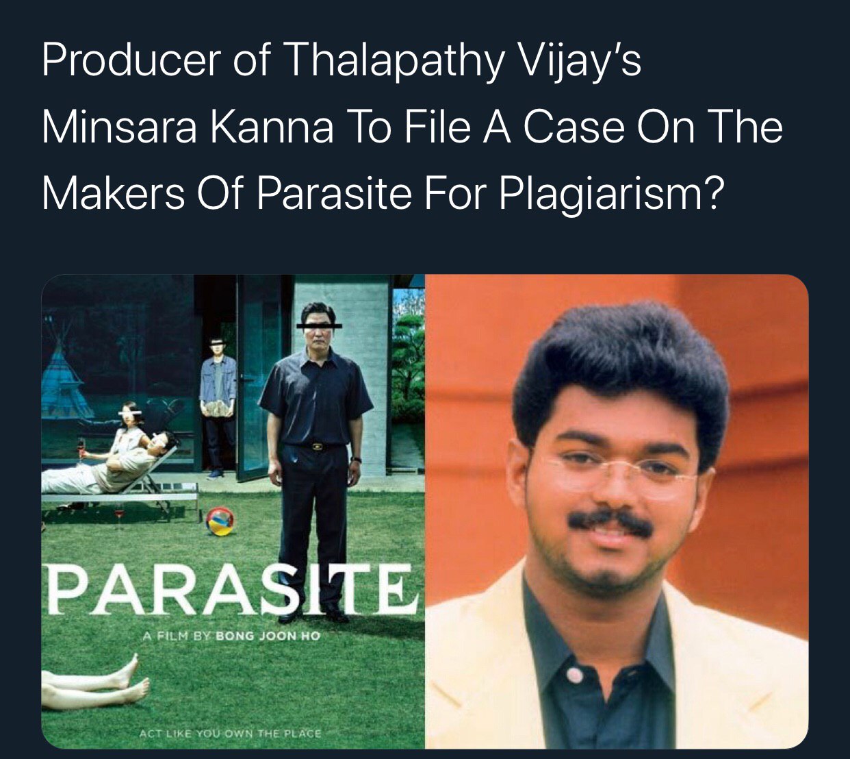 &#8220;Sorry Parasite Lagi Best&#8221;- Didakwa Plagiat Karya Filem Tamil, K-Lover Tampil Pertahankan ‘Parasite’