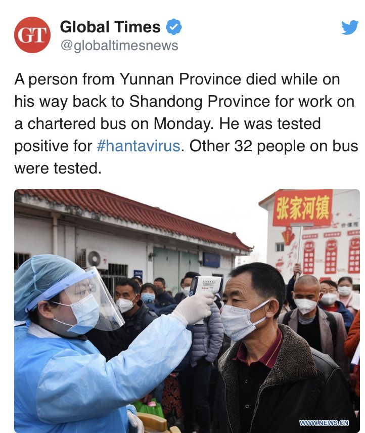 COVID-19 Belum Pun Reda, Lelaki Dilaporkan Mati Akibat Hantavirus Pula Di China