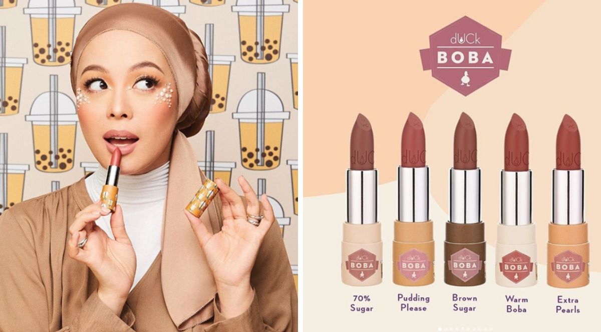 dUCK Cosmetics x Tealive Lancar Koleksi Boba Lipstik Dengan 5 Pilihan Warna