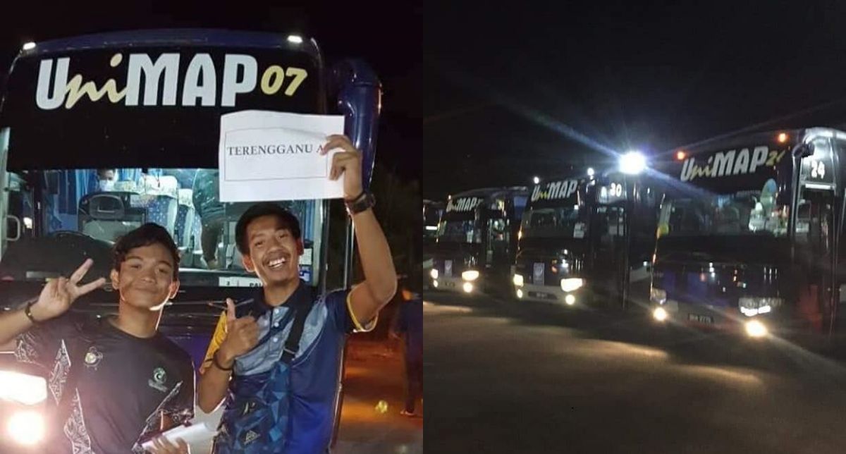 “Jaga Student Seperti Anak-Anak Sendiri,” UniMAP Sedia 30 Buah Bas Hantar Pelajar Pulang Kampung