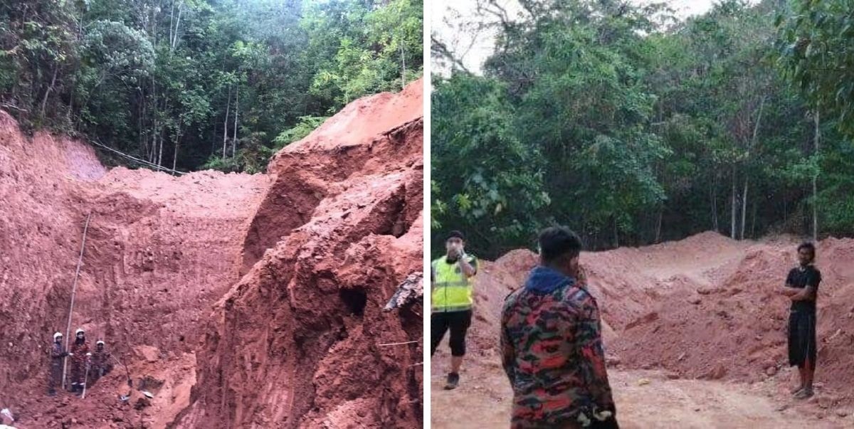 Percaya Ada Harta Karun Berbilion Di Gunung Jerai, 2 Lelaki Tertimbus Pada Kedalaman 3 Meter