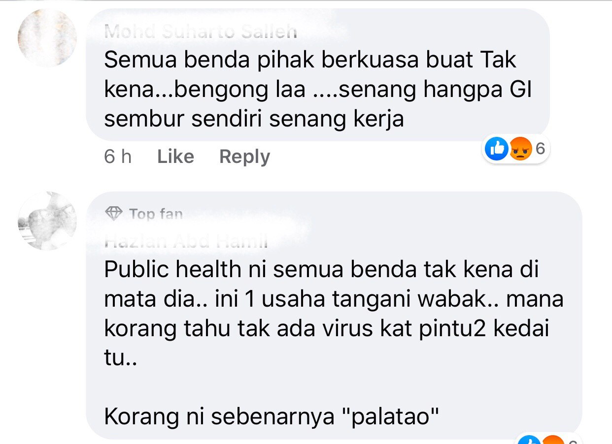 &#8220;Mana Korang Tahu Tak Ada Virus,&#8221; Netizen Pertahankan KKM Dan Kerajaan Isu Disinfeksi Jalan Raya