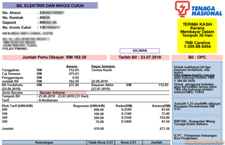 Tiada Bil Fizikal Dihantar Ke Rumah, Check Bil Elektrik Secara Online Di Aplikasi & Laman Web TNB