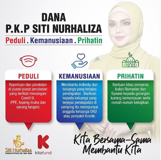 Datuk Seri Siti Nurhaliza Bakal Buat YouTube Live Untuk Kutipan Dana PKP