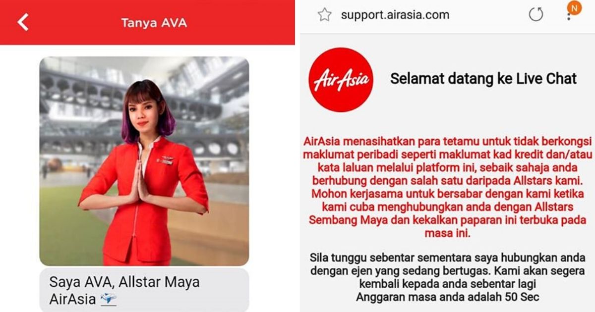 Lelaki Ini Ajar Cara ‘Chat With Allstar’ AirAsia Tanpa Perlu Tunggu Lama Untuk Refund Tiket