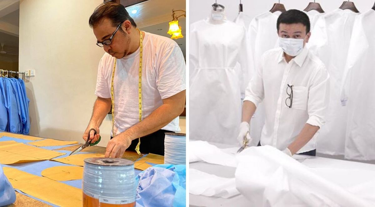 9 Pereka Fesyen Ini Bantu Hasilkan Sut PPE Bagi Frontliners Malaysia