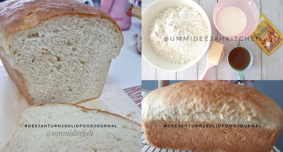 Resepi roti bread maker