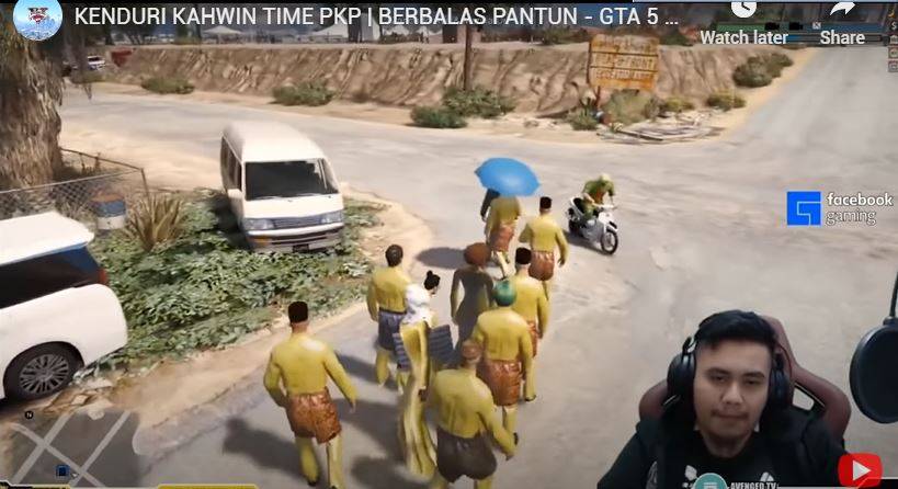 Siap Ada Zapin, Serius Kreatif ‘Gamer’ Hidupkan Suasana Kenduri Kahwin Dalam GTA V