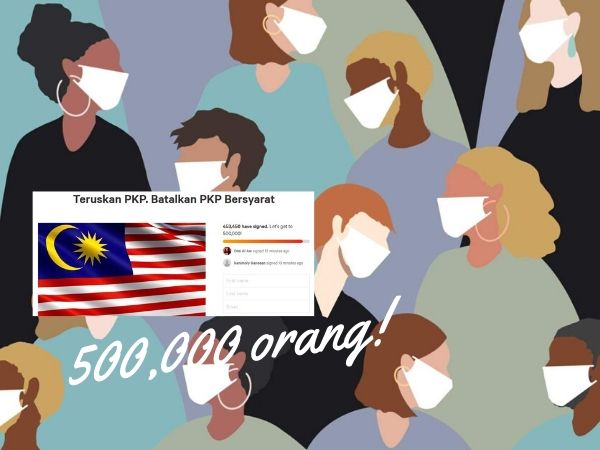 Hampir Setengah Juta Rakyat Malaysia Setuju Teruskan PKP, Bersediakah Kita?
