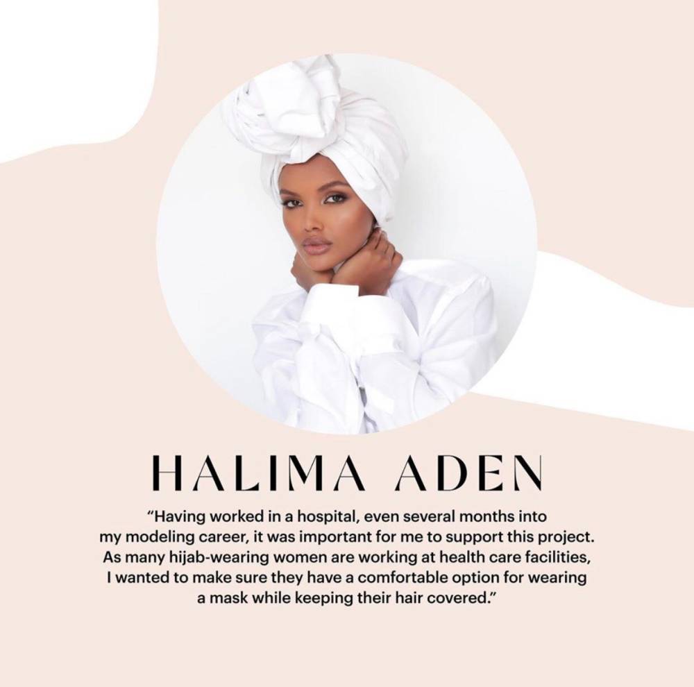 Model Muslimah Popular Halima Eden Keluarkan Set &#8216;Facemask&#8217; Dan Hijab, Cool Weh!