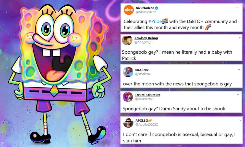 “Betul Ke Spongebob Squarepants ‘Straight’ Ataupun..” Netizen Pertikai Selepas Posting Nickelodeon Ini