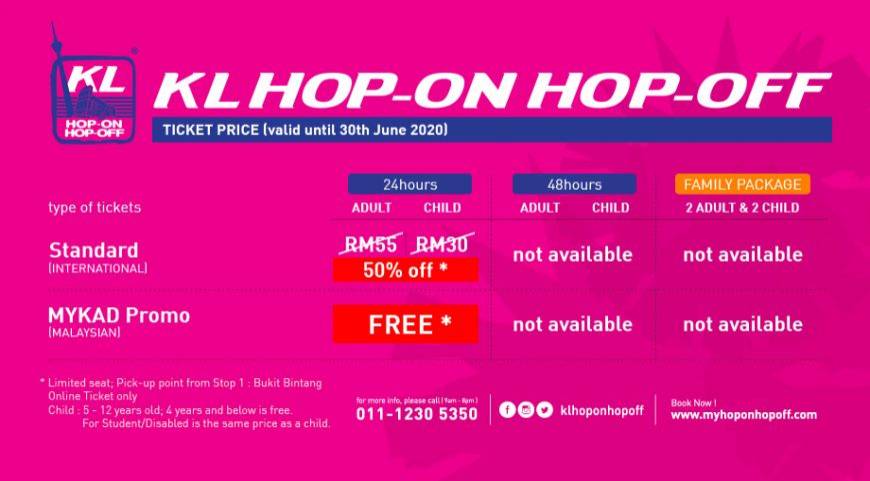 Pusing Satu Bandar Dengan &#8220;KL Hop-On Hop-Off&#8221; Secara Percuma, Sampai Akhir Bulan