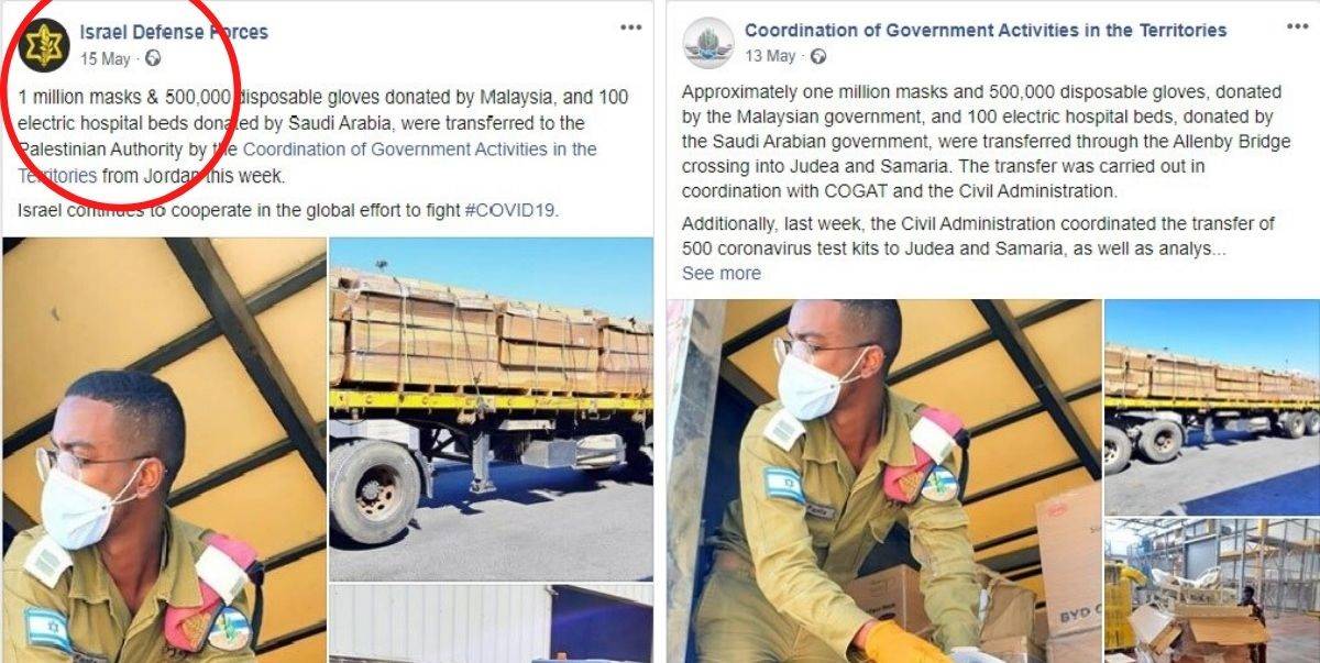 Israel Eksploitasi Bantuan COVID-19 Malaysia Kepada Palestin