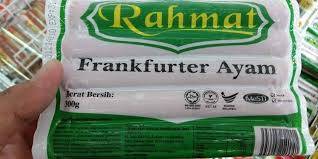 Jangan Fitnah!  JAKIM Sahkan Produk Frankfurter Jenama Rahmat  Ada Sijil Halal