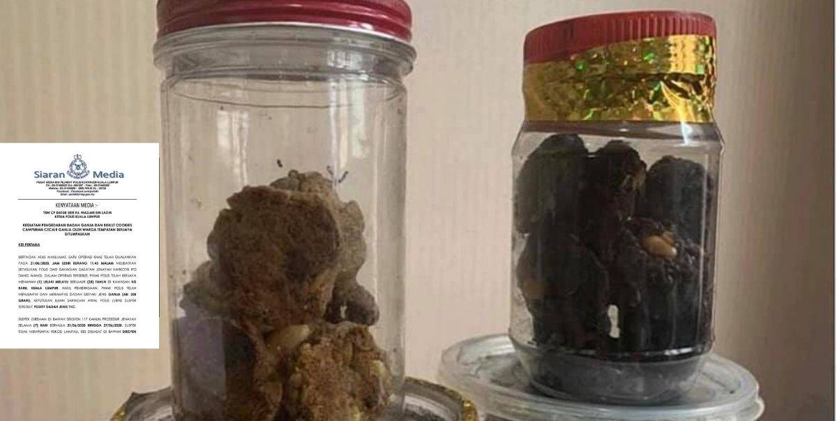 Trend Edar Dadah Berubah! Pengedar Pilih Cookies Dicampur Cecair Ganja