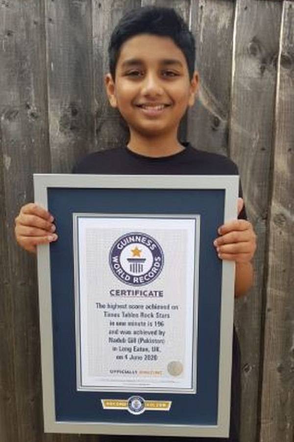 Jawab 196 Soalan Matematik Dalam Masa Satu Minit, Budak 10 Tahun Catat Guinness World Record