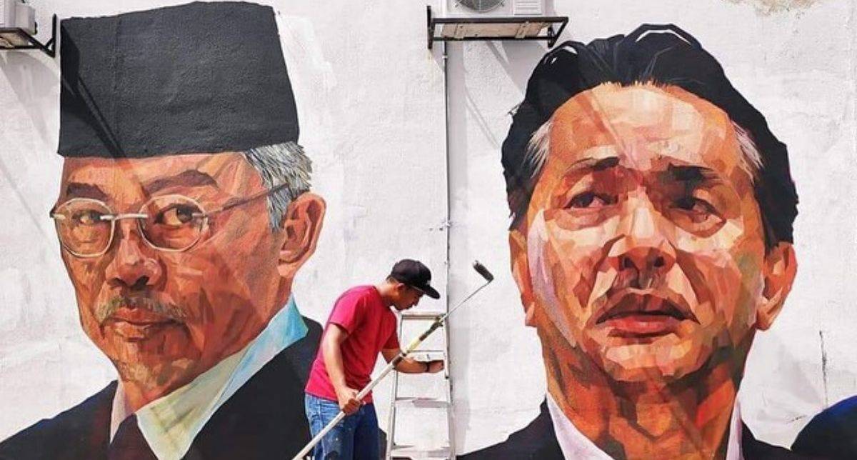 Port Baru Nak OOTD Dengan Mural Wajah Wira Negara,  Kini Ada Di Shah Alam Hasil Kerja Pemuda Ini