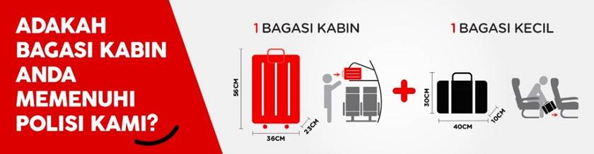 Tiada Lagi Beg Beroda! Hanya Satu Beg Saja Dalam Kabin AirAsia Untuk Setiap Penerbangan