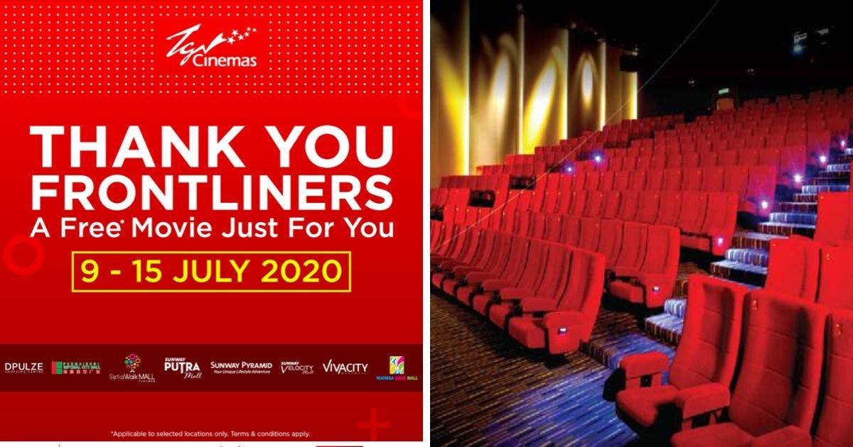 TGV Cinemas Tawar Tiket Wayang Percuma Buat Frontliners Sebagai Ucapan Terima Kasih