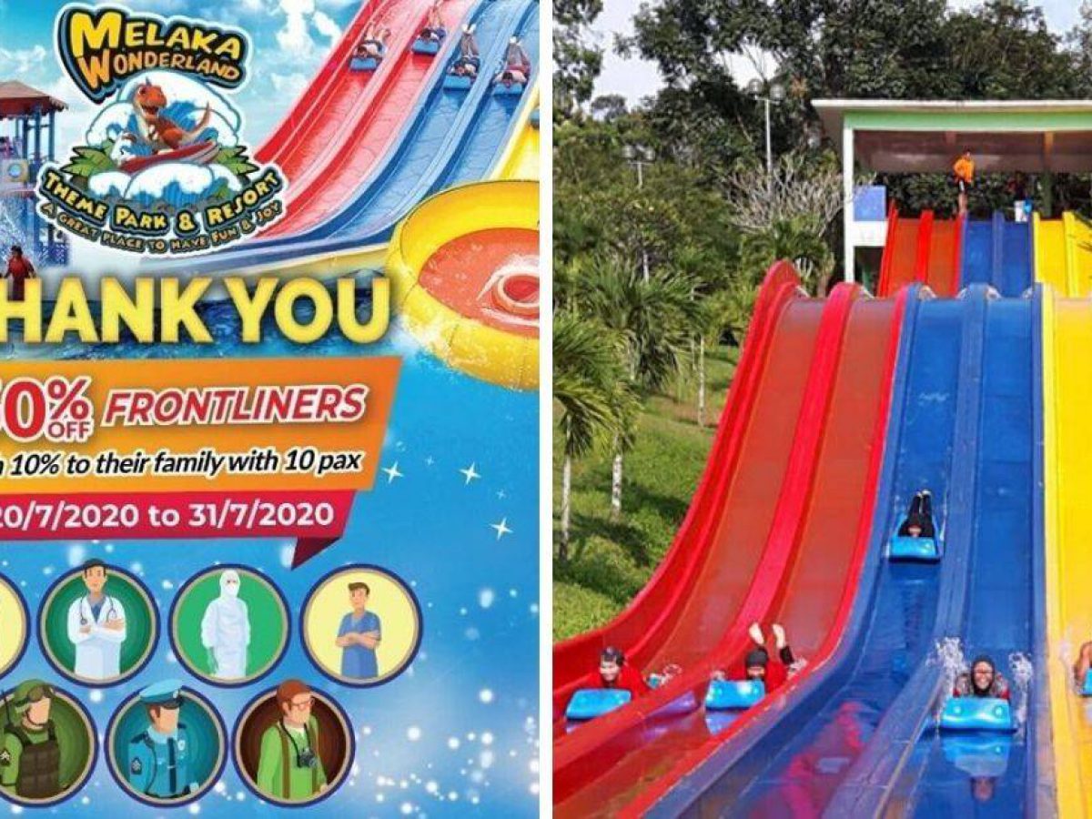 Melaka Wonderland Tawar Diskaun 50 Untuk Frontliners Bagi Hargai Usaha Pergorbanan Petugas Remaja