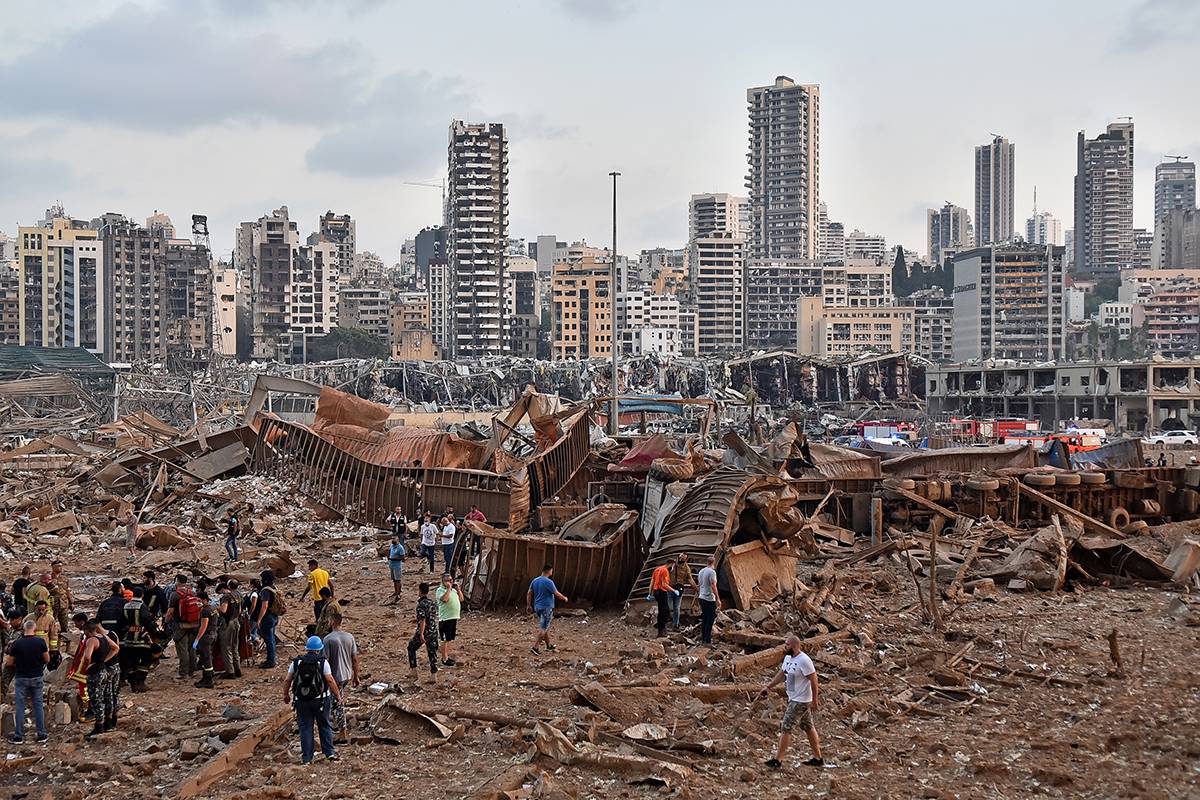 Foto Bandar Raya Lubnan Selepas Insiden Letupan, 73 Mangsa Dilaporkan Terkorban