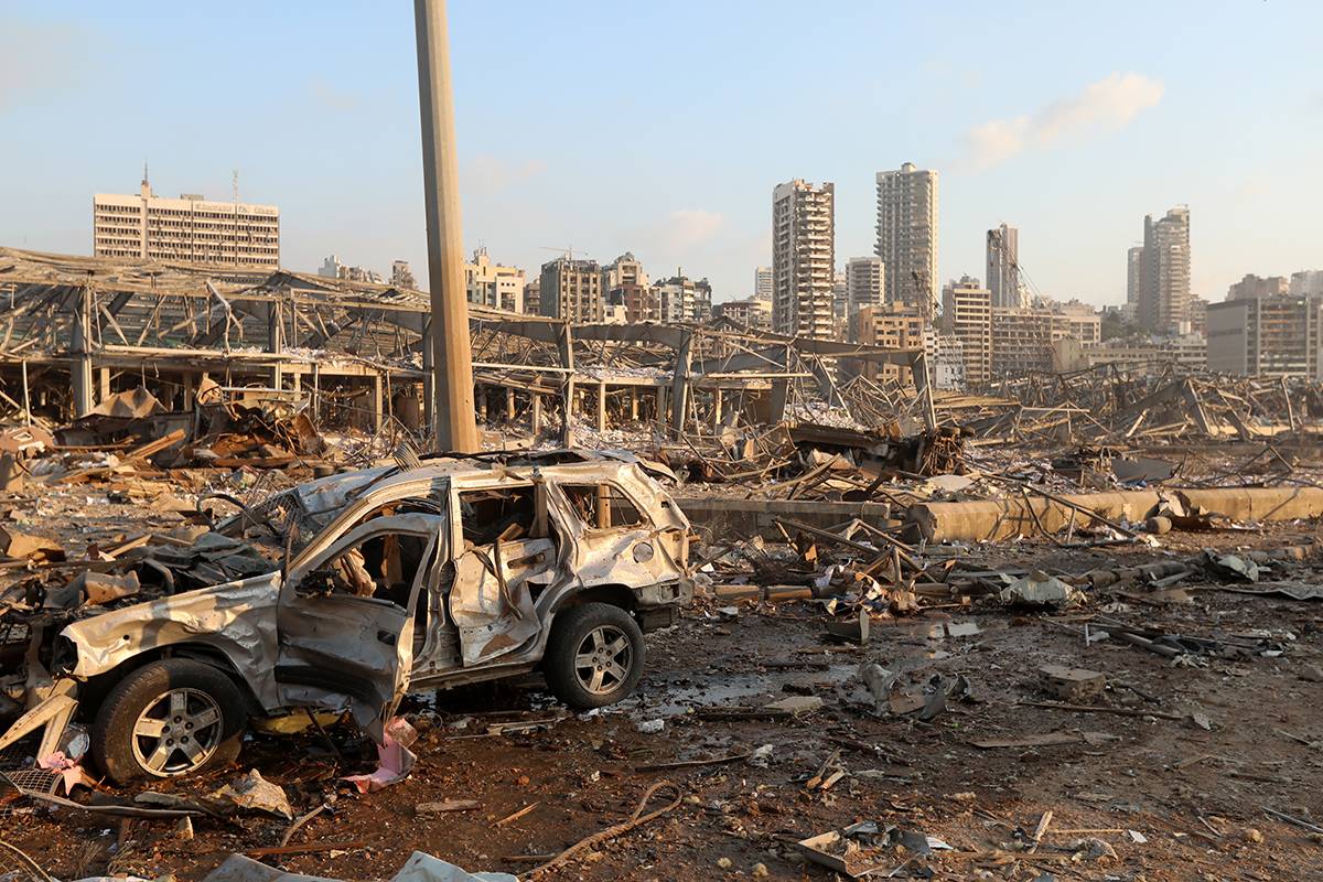 Foto Bandar Raya Lubnan Selepas Insiden Letupan, 73 Mangsa Dilaporkan Terkorban